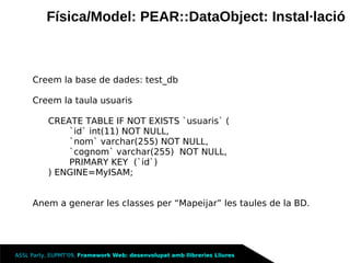 Framework Llibreries Lliures