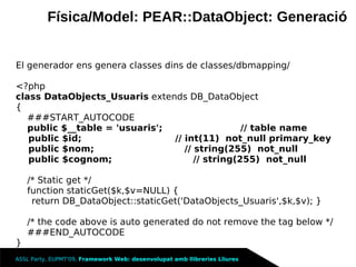 Framework Llibreries Lliures