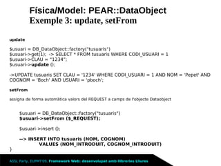 Framework Llibreries Lliures