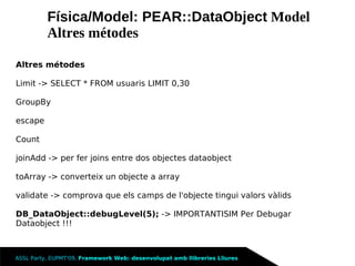 Framework Llibreries Lliures