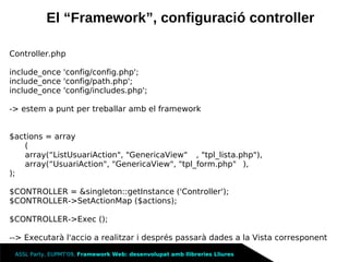 Framework Llibreries Lliures