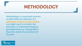 qualitative research critique framework