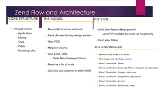 Zend Flow and Architecture
 