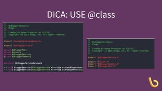 DICA: USE @class
 
