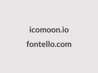 icomoon.io
fontello.com
 