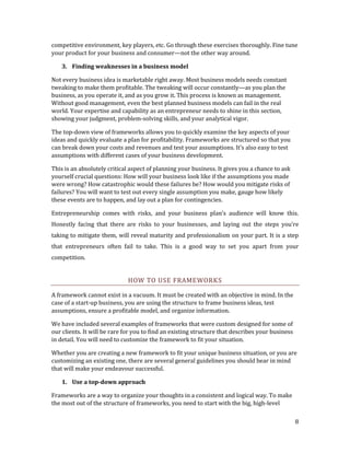 Business Frameworks | PDF
