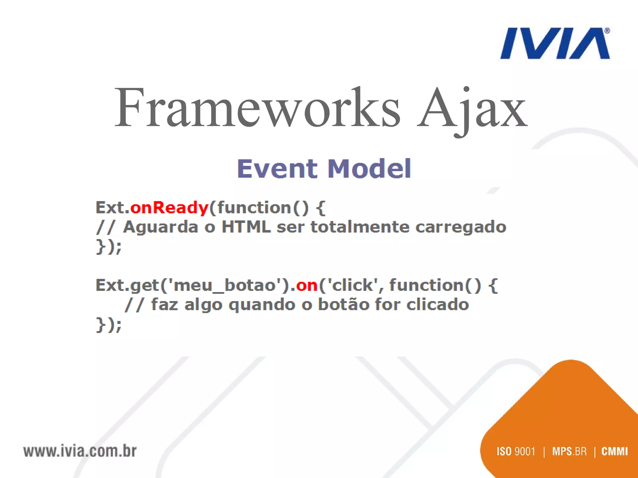 Frameworks Ajax 