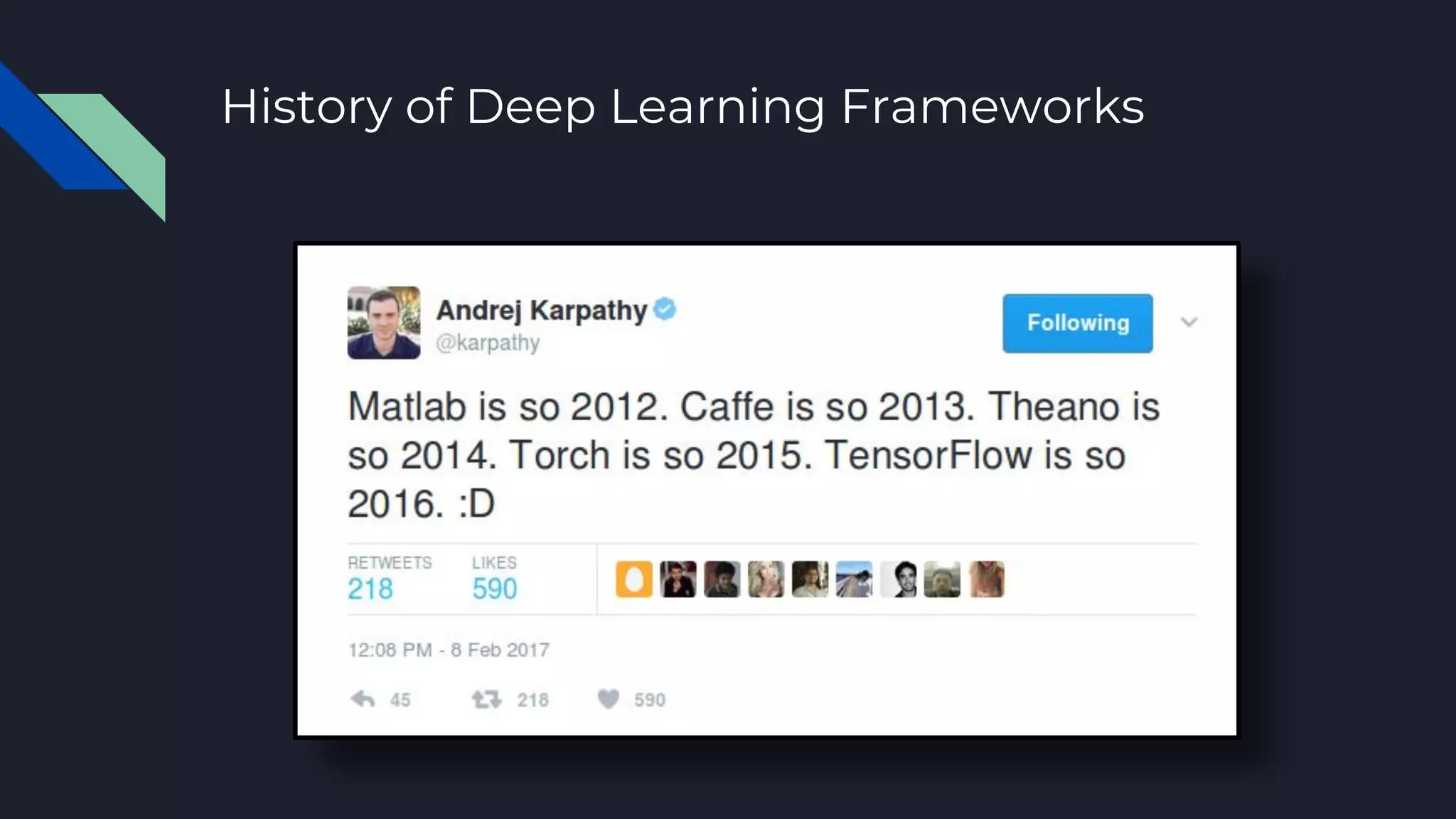 History of Deep Learning Frameworks
 