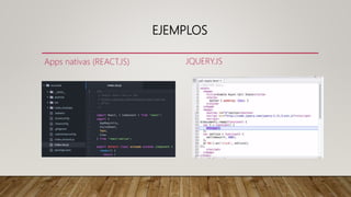 Frameworks para javascript | PPTX
