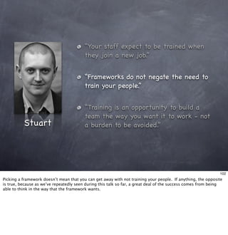 Living With Frameworks