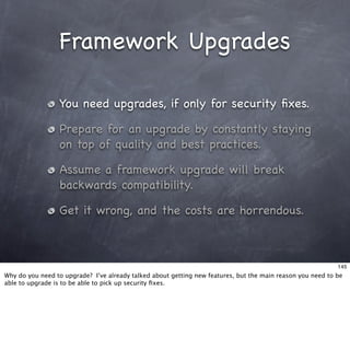 Living With Frameworks