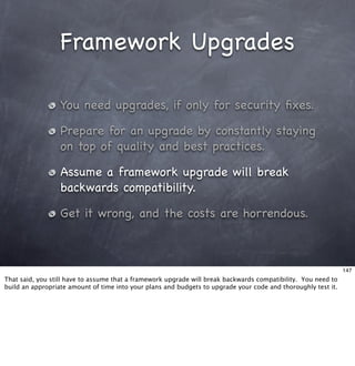 Living With Frameworks