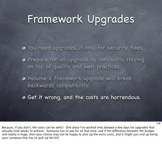 Living With Frameworks