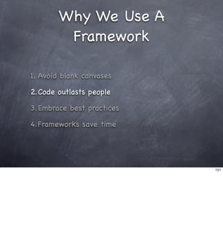Living With Frameworks