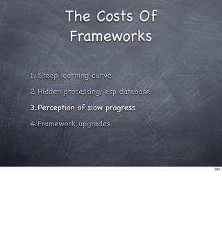 Living With Frameworks