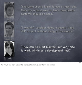 Living With Frameworks