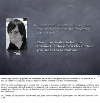 Living With Frameworks