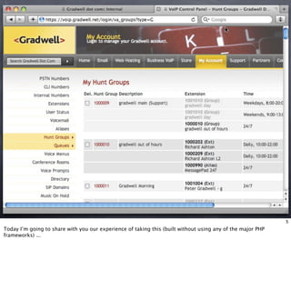 Living With Frameworks