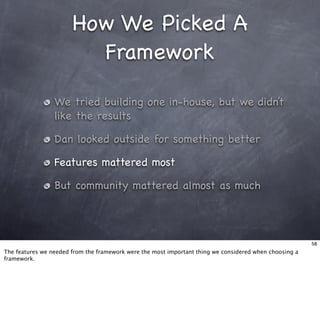 Living With Frameworks