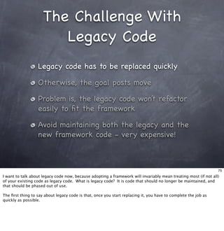 Living With Frameworks