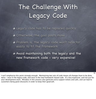 Living With Frameworks