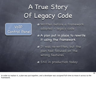 Living With Frameworks