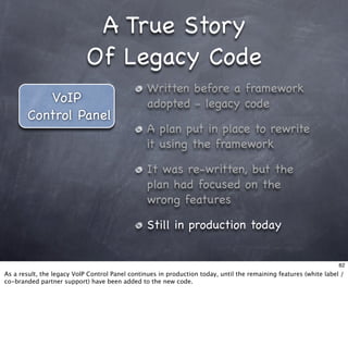 Living With Frameworks