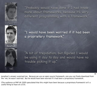 Living With Frameworks