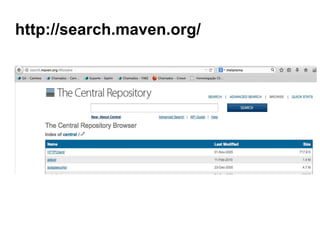 http://search.maven.org/
 