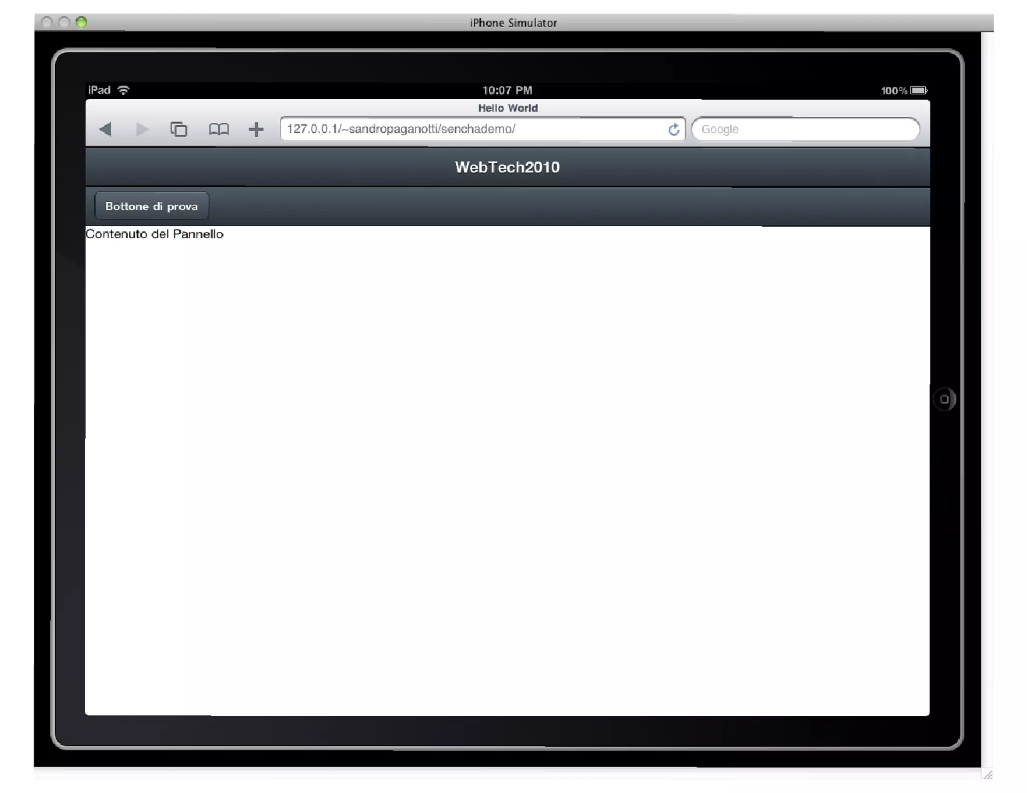 Framework web per lo sviluppo mobile