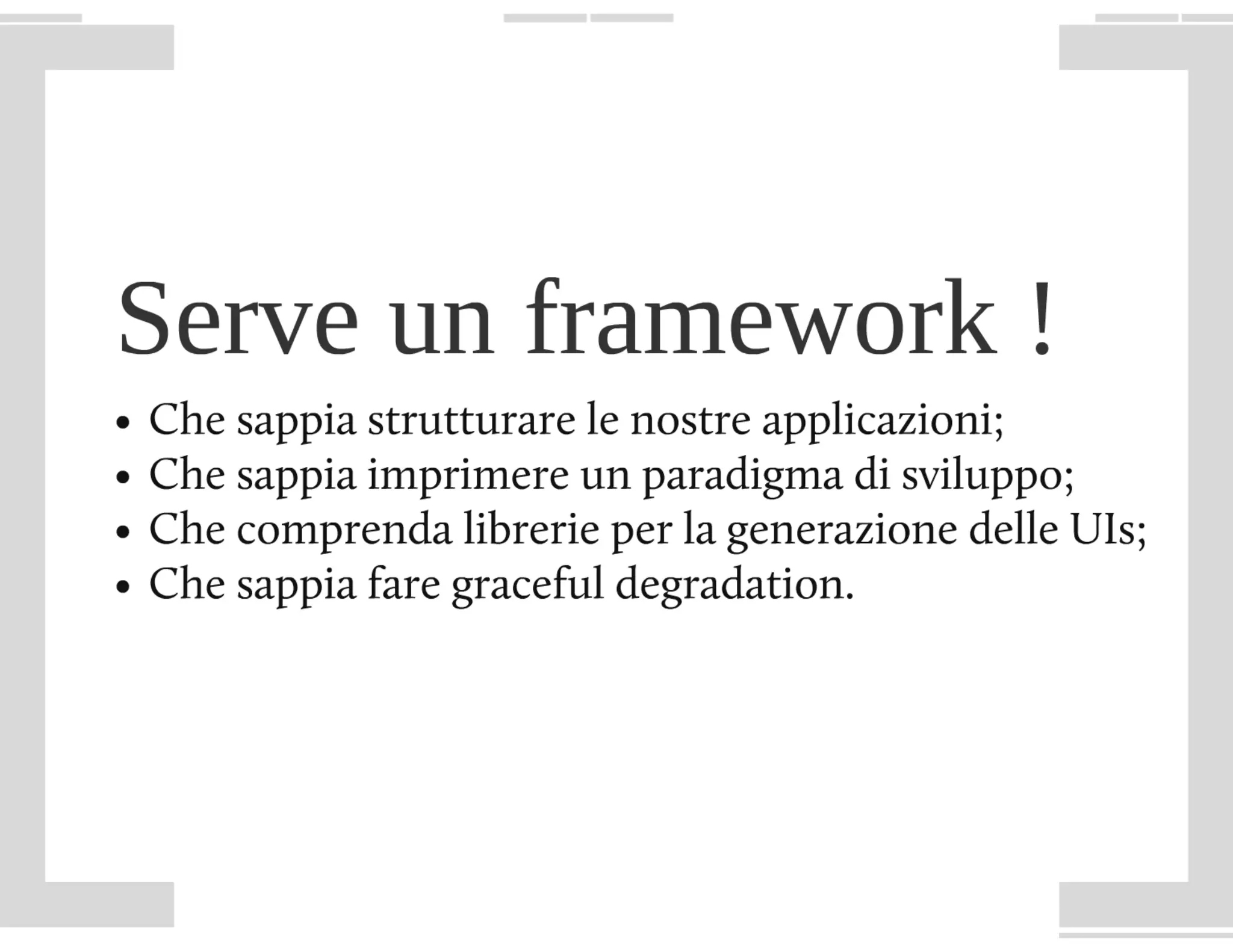 Framework web per lo sviluppo mobile