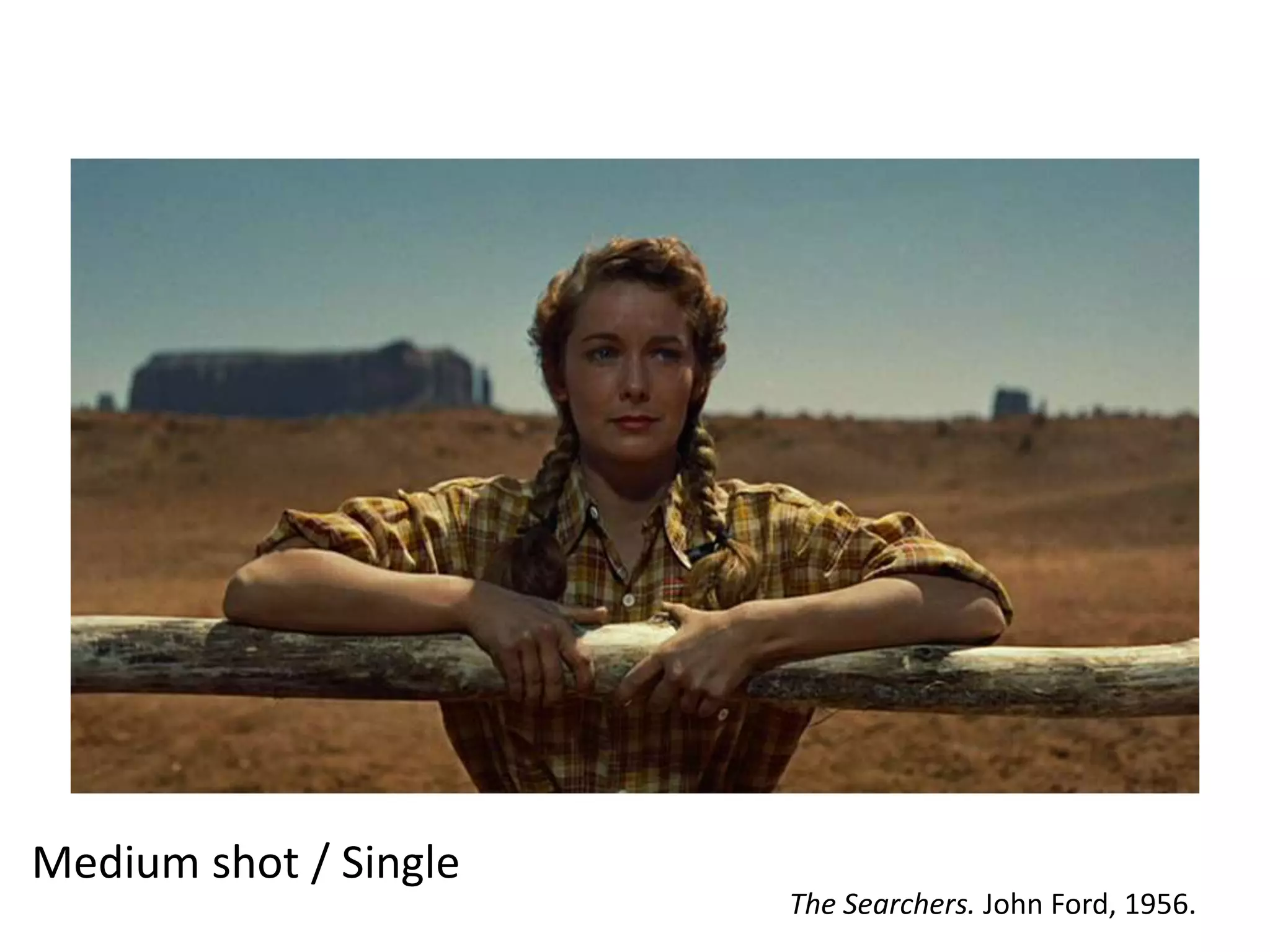 Medium shot / Single
The Searchers. John Ford, 1956.

 