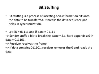 Framing in DLL computer networks and layers | PPT