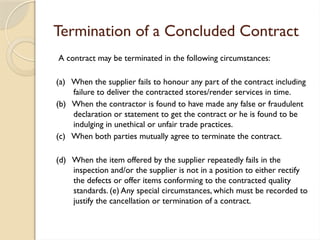 Framing of Contract in controller offices | PPTX