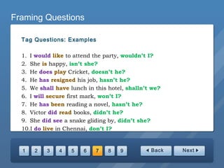 framing questions