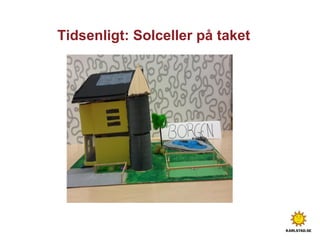 Tidsenligt: Solceller på taket
 