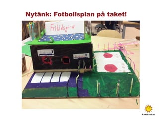 Nytänk: Fotbollsplan på taket!
 