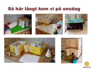 Så här långt kom vi på onsdag
 