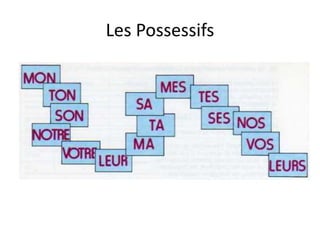 Les Possessifs
 