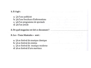 Français iii partiel 2
