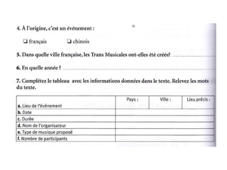 Français iii partiel 2