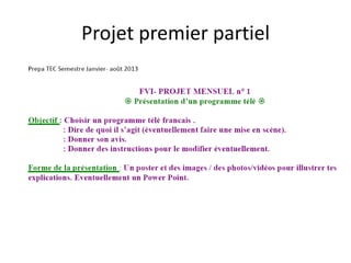 Projet premier partiel
 