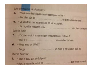 Français v partiel 3