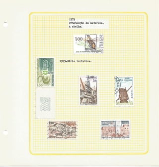 Álbum de Selos de França de 1979 a 1980