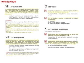 PUNCTUATION
THE ‘CURLY’ BRACKETS
THE PARENTESIS (OR BRACKETS)
THE ELLIPSIS
THE DASH
 