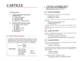 THE ARTICLE
L’ARTICLE
/ what you need to know
 