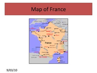 Map of France 