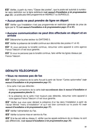  France Télécom - Diatonis 5 - Manuel d'installation et de programmation