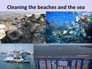 Cleaning the beaches and the sea

 