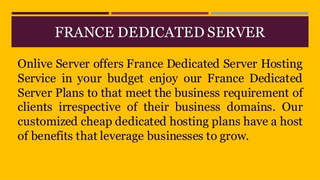 Cheap France Dedicated Server Hosting Plans Images, Photos, Reviews